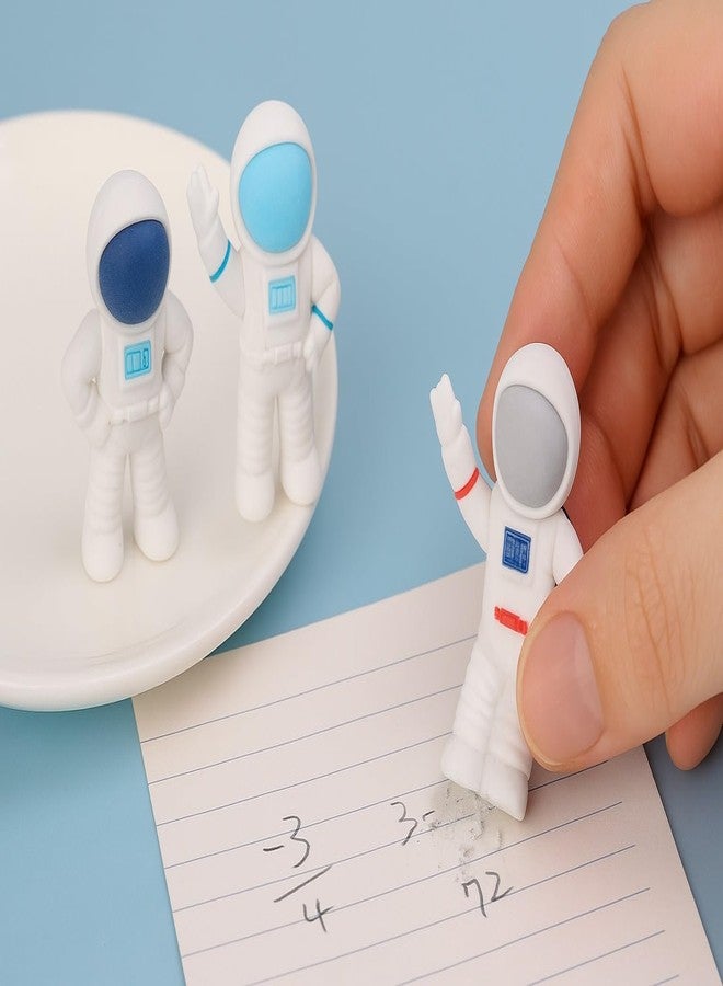 Crafty Cuddle Space Theme Erasers for Kids | Fun Pencil Erasers for Boys | Random Designs & Colors | Fancy Stationery for School & Birthday Return Gifts (Pack of 12) - Image 2